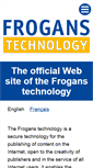 Mobile Screenshot of frogans.org